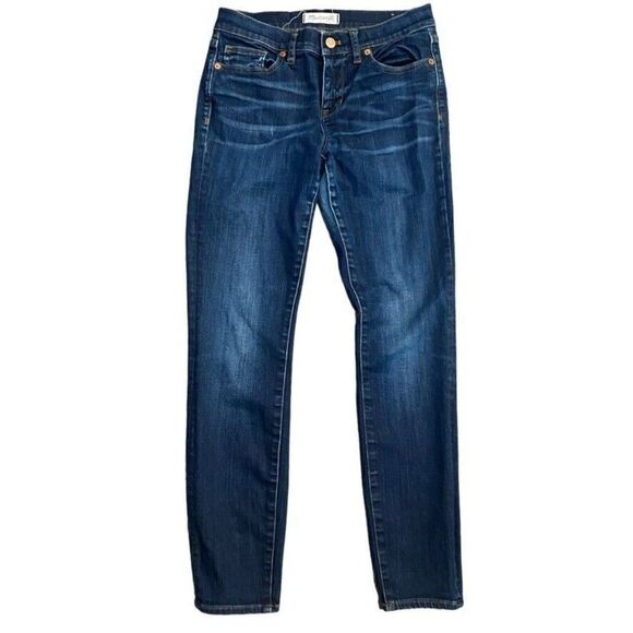MADEWELL SKINNY SKINNY JEANS SIZE 27 dark wash - Picture 1 of 7